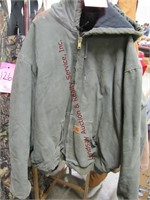 2 Carhartt jackets (1 w/ hood, 1 is button up),