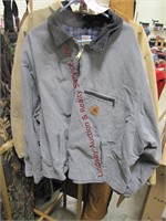 3 Carhartt jackets (1 w/ hood, 1 is button up),