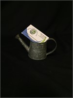 Galvanized miniature watering can