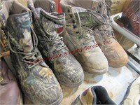 2 pair USED Wolverine hunting boots w/ thinsulate,