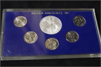 2000 Silver Eagle .999 with State Quarters