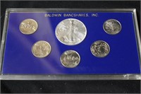 1999 Silver Eagle .999 with State Quarters