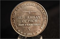 1981 U.S. Assay Office .999 1oz Silver Coin