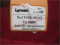 Lyman #2 Tang Sight for Marlin Mod: 336, 1895 &