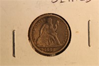 1888 Seated Liberty Dime, Beautiful