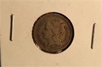 1868 Liberty 3 Cent Piece