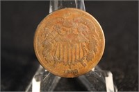 1868 2 Cent piece