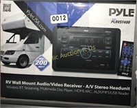 PYLE RV WALL MOUNT AUDIO/VIDEO RECEIVER