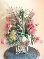 Beautiful Floral Arrangement in Gilt Box
