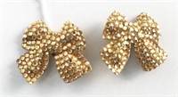 Vintage Richard Kerr bow clip earring