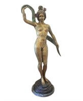Mario F. Nardini 1990 Bronze Sculpture On