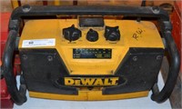 DeWalt Brand Radio With Battery Charger