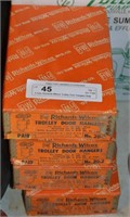 4 Sets Richards-Wilcox Trolley Door Hangers New