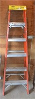 Werner Orange 6" Fiberglass Step Ladder