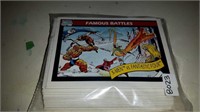 BAG OF MARVEL COMIC FAMOUS BATTLES COLLECTOR CARDS