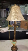 PAIR OF DECORATIVE TABLE LAMP WITH SHADE 35"