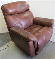 Brown Leather Electric Recliner