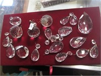 Vintage Chandelier Crystal Teardrops & Prisms