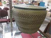 Weaved Wicker Large Storage Basket