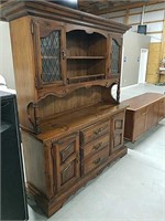 Large wooden China hutch