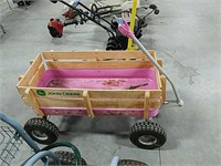 Pink John Deere wagon