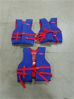 3 Marlin Adult universal life vests