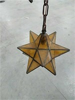 Vintage star hanging lamp