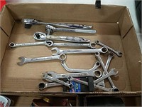 Flat of Wrenches and ratchets