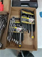 (14) Titan SAE & Metric ratcheting com wrench set