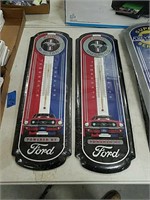 (2) Open Road Ford Mustang thermometers