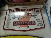 The Busted Knuckle Garage thermometer