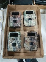 Lot of four Bushnell trail cameras model 119466