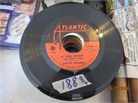 Lot of 45's - No covers, Atlantic Records,