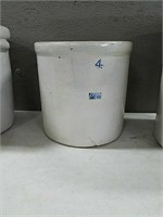 4 gallon Ruckel's Stoneware crock
