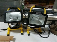 Smart electrician work/construction lights