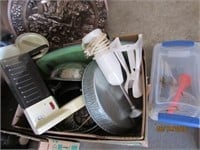 Kitchen Lot, Coffee Pot, Trays, Mixer, and More