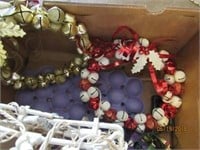 Christmas Bell Wreath, Stockings, Ornaments and