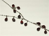 $1650 10K Garnet Necklace