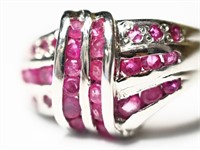 $500 St. Silver Ruby Ring