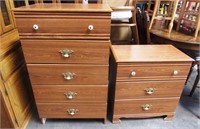 11 - MATCHING SET OF DRESSER & END TABLE