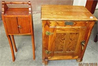11 - PAIR OF OLD FASHIONED FLOOR CABINETS