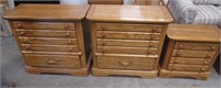 208 - 3 MATCHING END TABLES