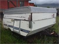 Vintage Collapsible RV Camper