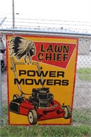 Lawn Chief Power Mower Sign