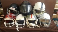 Tote Of Helmets- Football, BMX, Hard Hat