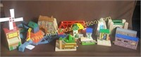 Model Train Accessories- Wooden & Plastic