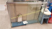 Glass Wall Mount Display Case Merchandiser and
