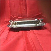 Silver Plate Serving Dish with Lid