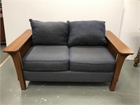Mission style settee