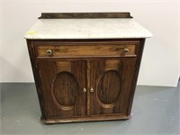 Antique marble top washstand